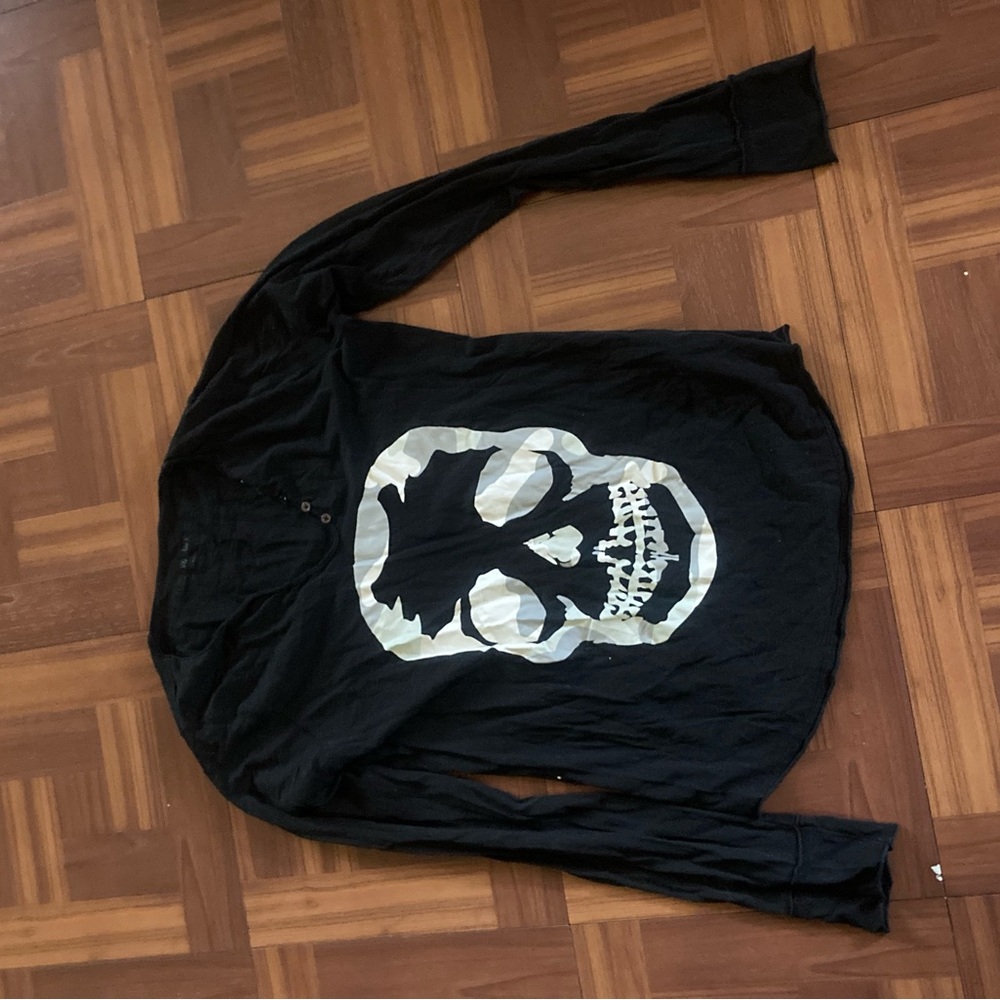 Zadig & Voltaire Black Shirt with Skull Accent